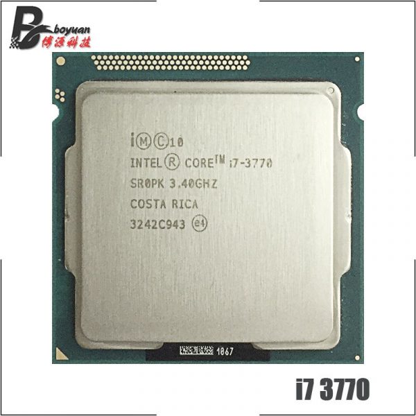 Intel Core I7-3770 I7 3770 3.4 GHz Quad-Core Processor 8M 77W LGA 1155