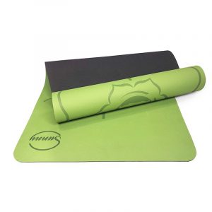 Thảm Yoga Định Tuyến Sunny 2 Lớp 6mm Xanh Lá