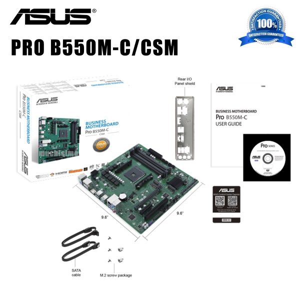 Asus Pro B550M-CCSM Motherboard AM4 M.2 PCIe 4.0 Ryzen 5000 USB 3.2 Desktop AMD B550 Worksation PCle 4.0 business Mainboard New