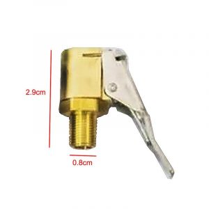 Car Auto Truck Brass Air Pump Chuck Tyre Valve 6/8mm Inflator Pump Valve Clip Clamp Connector Adapter Accessories For Compressor