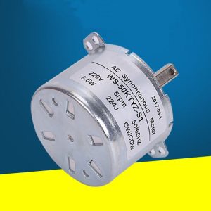 50KTYZ permanent magnet synchronous motor 220V 6.5W 2.5/5/10/20/30RPM AC motor gear reduction low speed micro motor