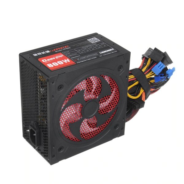 800W Gaming PC Power Supply PFC Silent Fan ATX 20+4pin 12V PC Computer SATA Gaming PC Power Supply For Intel AMD Computer