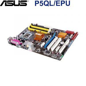Asus P5QL/EPU Desktop Motherboard 100% Original P43 Socket LGA 775 Q8200 Q8300 DDR2 16G ATX UEFI BIOS Computer Mainboard Used