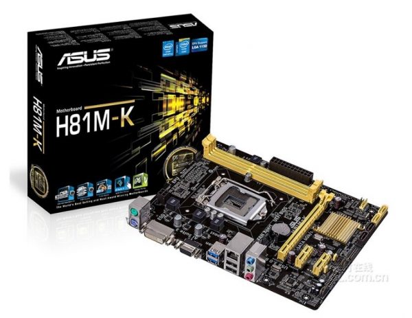 For Asus H81M-K Desktop Motherboard H81 Socket LGA 1150 i3 i5 i7 DDR3 16G Micro-ATX UEFI BIOS Original Used Mainboard Hot Sale