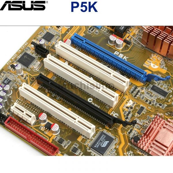 For Asus P5K Desktop Motherboard P35 Socket LGA 775 100% Original Used Mainboard Support dual-channel DDR2 800 memory Computer