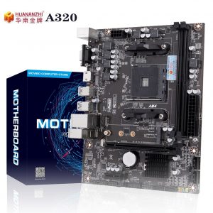 Huananzhi A320 Motherboard AMD AM4 Socket DDR4 Memory USB 3.0 SATA III M.2 For Ryzen 5 CPU Computer Mainboard Placa Mae