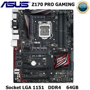 LGA 1151 DDR4 ASUS Z170 PRO GAMING Original Desktop Motherboard Z170 LGA 1151 For Core i7 i5 i3 DDR4 64G USB3.0 M.2 Mainboard
