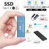 ssk 4TB External SSD 1TB 500GB Mobile Solid State Hard Drive USB 3.1 External SSD Typc-C Portable Hard Drive Laptop desktop