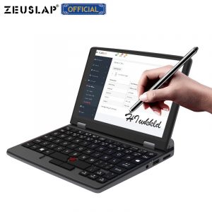 ZEUSLAP-X1 Pocket Laptop Touching Ultrabook Micro Mini PC Intel Quad Core CPU 8GB RAM up to 1TB SSD Win10 System Webcam WIFI